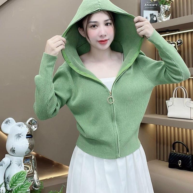 Áo Len Nữ Gân Mịn Form Rộng – Khoác Ngoài Cực Xinh, Giữ Ấm Tốt – Mẫu Mới Freesize 43–60kg [Len Gân Mịn]