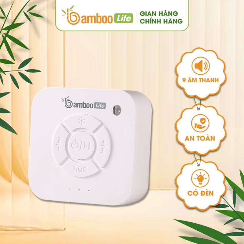 Máy tạo tiếng ồn trắng đồ chơi cho bé Bamboo Life (white noisy) tạo tiếng ru giúp bé ngủ ngon, sâu giấc