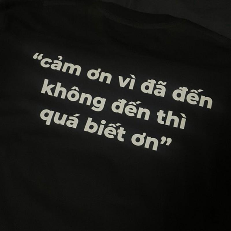 Áo Thun Tay Lỡ Nam Nữ Cotton Unisex , Áo Phông Cổ Tròn Hài Hước Form Rộng Basic Oversize 6S 2024 - Cảm ơn vì đã đến