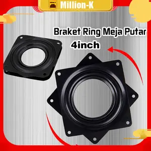 Bearing Meja Putar 4 Inch / Braket Ring Meja Putar Besi / Laher Meja Putar
