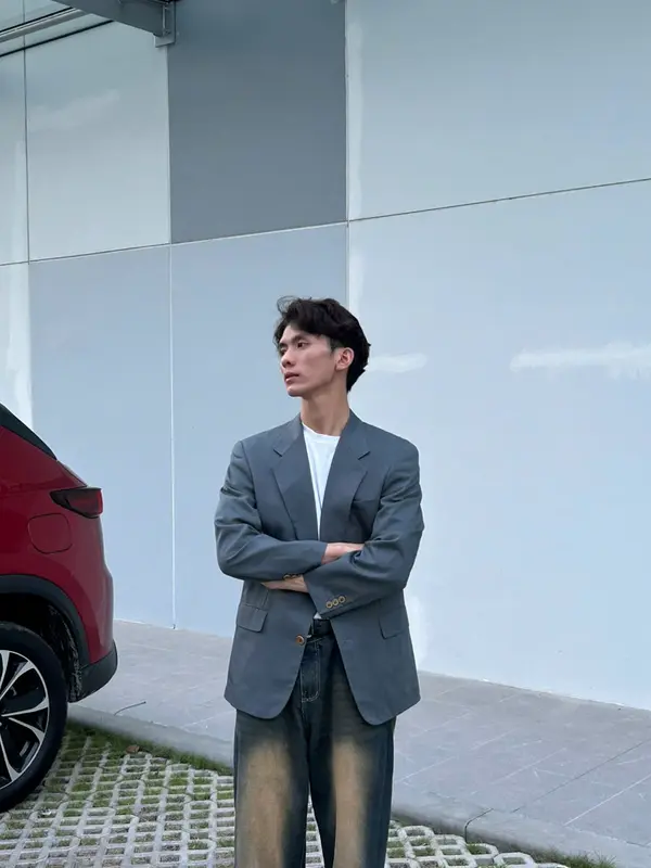 BLAZER NAM - HÀNG THANH LÝ - RANDOM  - 3 LỚP - ĐỆM VAI DÀY DẶN - ĐỆM NGỰC ĐẦY ĐỦ - Áo Menswear Jacket 4
