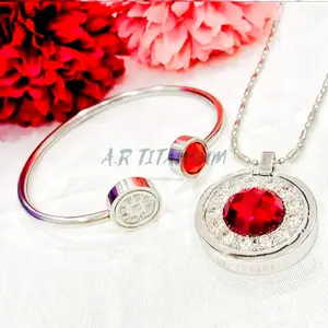 [TERLARIS]1SET KALUNG KESEHATAN QUANTUM Bio Energy - Gelang + Kalung+ Box + Sertifikat Card Original - COD