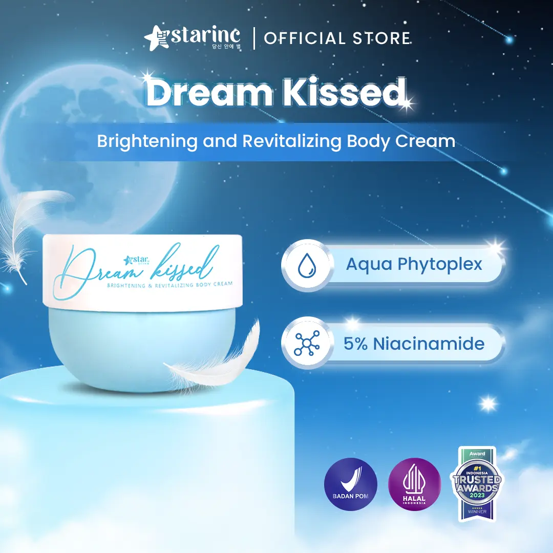 Brightening Skin Nutrition Body Cream Dream Kissed Ultimate STARINC 240g Mencerahkan Niacinamide