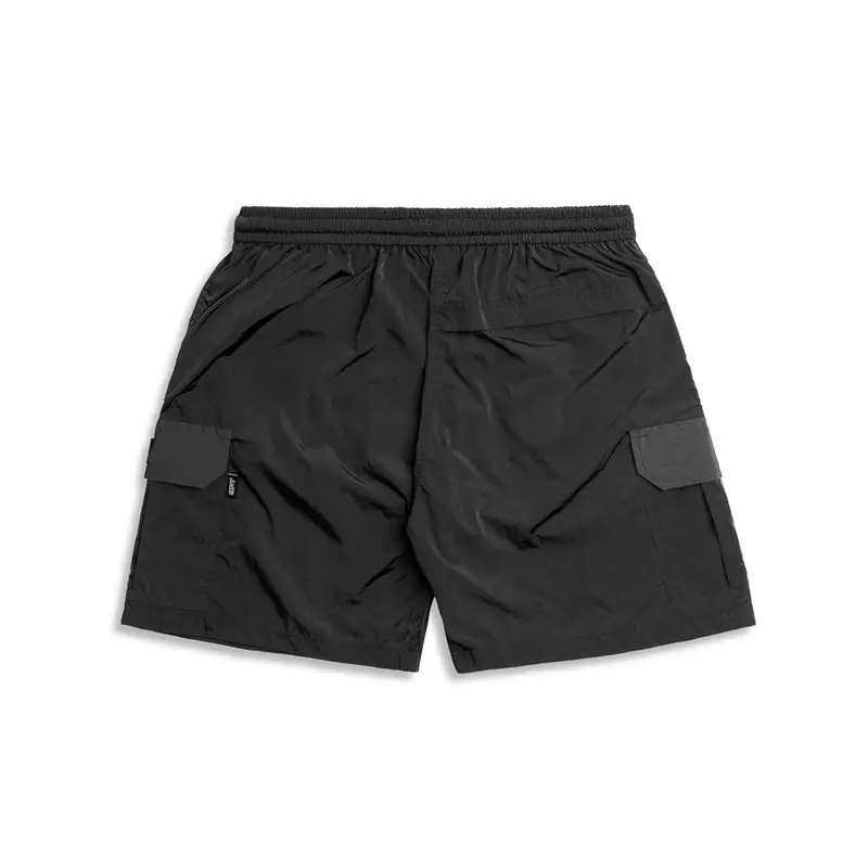 short pant cargo nylon black black wf Celana Pendek