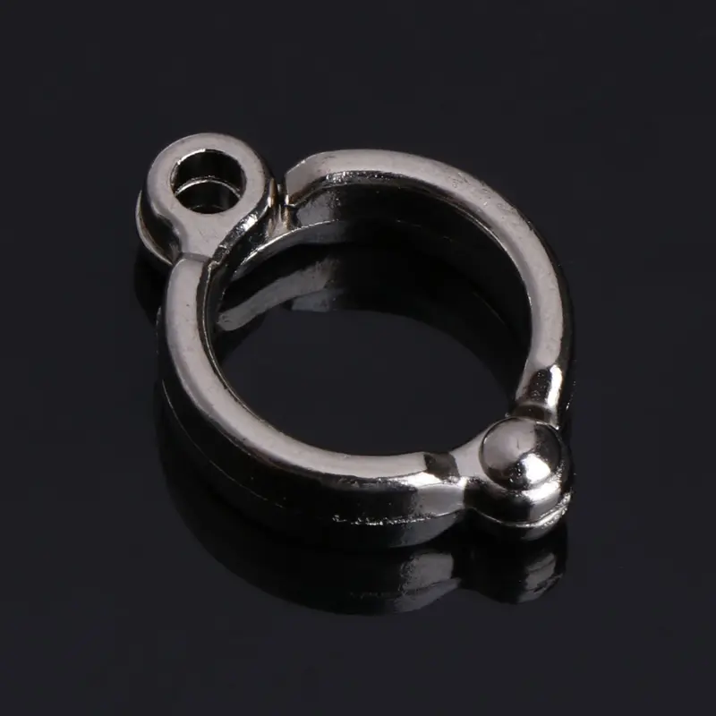 ZYHD Bird Foot Ring Alloy Leg Rings Active Opening Metal Clips for Parrot for Pigeon Finch for Dove Outdoor Flying Multiple S