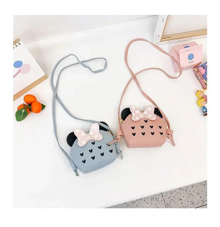 Product Introduction of Cute Princess Girl Coin Purse Crossbody Bag Children's Wallet Coin Bag Cute Cartoon Bow Kids Side Bags Bowknot Shoulder Bag 31