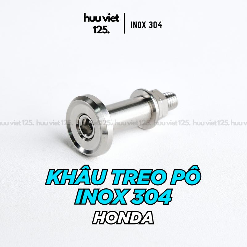 Khâu ốc treo pô, Ốc treo pô, Inox 304 đẹp và sáng bóng cho xe Honda Winner, Future, Sonic, Wave A110, RSX, RS100, S110, Blade.