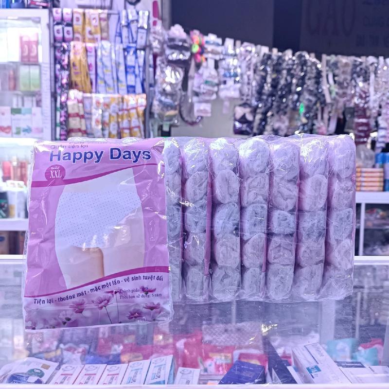 Combo 50 Quần Lót Giấy Happy Days Dùng 1 Lần Women