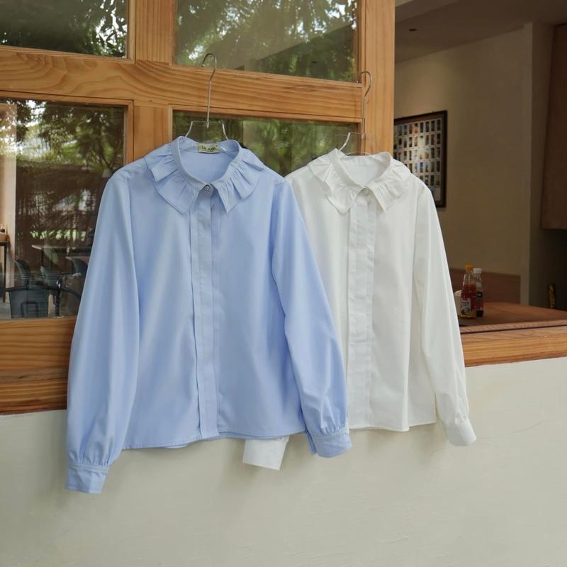 LÀ EM [LE] | Áo Lá Sen - áo sơ mi nữ chất liệu mềm mịn mát không nhăn