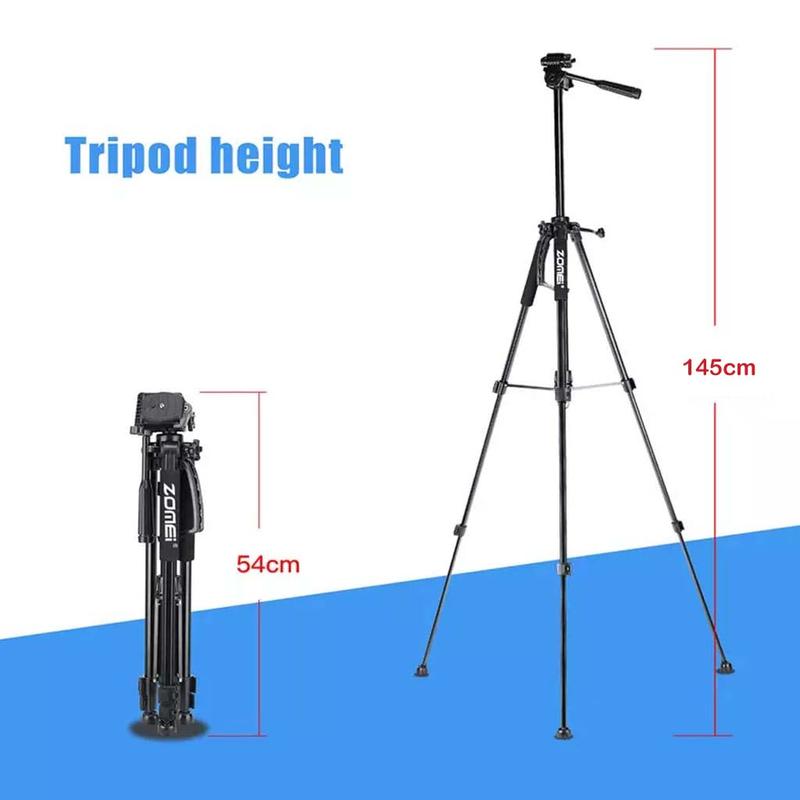Tripod Profesional Zomei Q111 Original Tinggi 145cm + Tas Tripod Kuat untuk Kamera DSLR dan Mirrorless 3
