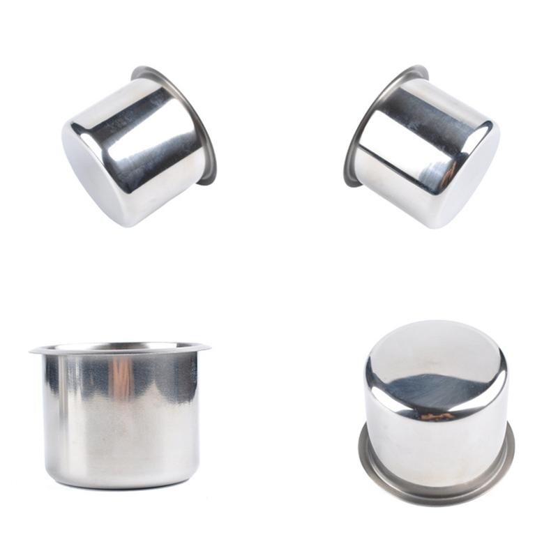 Stainless Steel Cup Drink Bottle Insert Cup Holder Cup Drink Holder for Marine Boat Yacht Truck Camper Car Cup Holder 9
