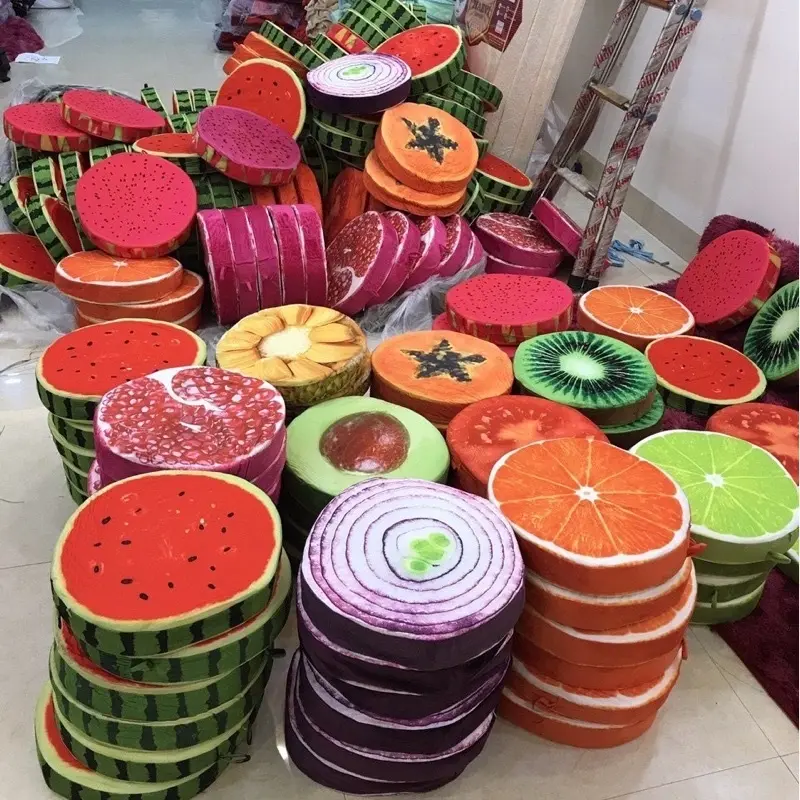 Đệm Ngồi Bệt - Đệm Lót Ghế Tựa Lưng Mẫu Trái Cây 6