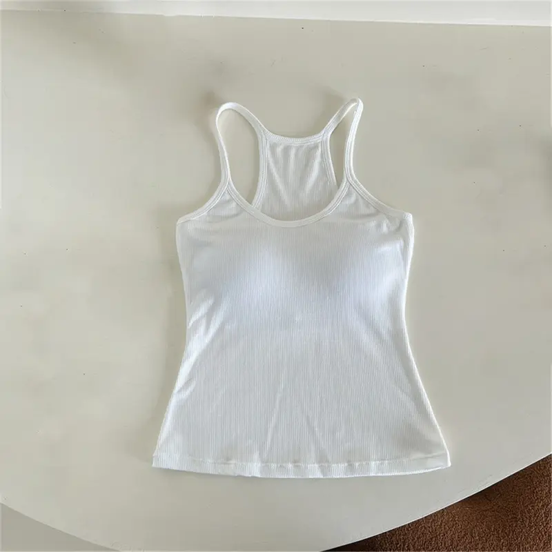 Áo Vest Chữ Cái, Gió Gợi Cảm, Có Đệm Áo Ngực, Kiểu Áo Ống, Dây Đeo Cô Gái Nóng Bỏng, Có Thể Mặc Ngoài Trời, Mặc Trong, Áo Màu Thuần, Phổ Biến Ở Châu Âu Và Hoa Kỳ 3