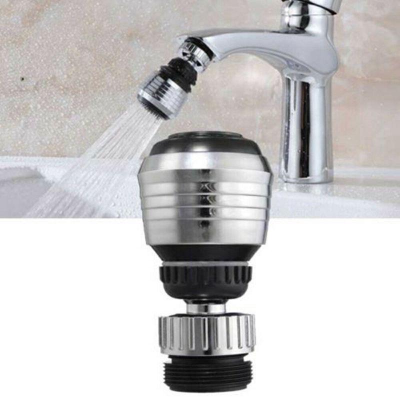 Đầu Vòi Tăng Áp Lực Nước Xoay 360 Độ Tiết Kiệm Nước | Đầu Vòi Tăng Áp Lọc Nước Chất Liệu ABS Và Thép Không Gỉ Bền Đẹp 3