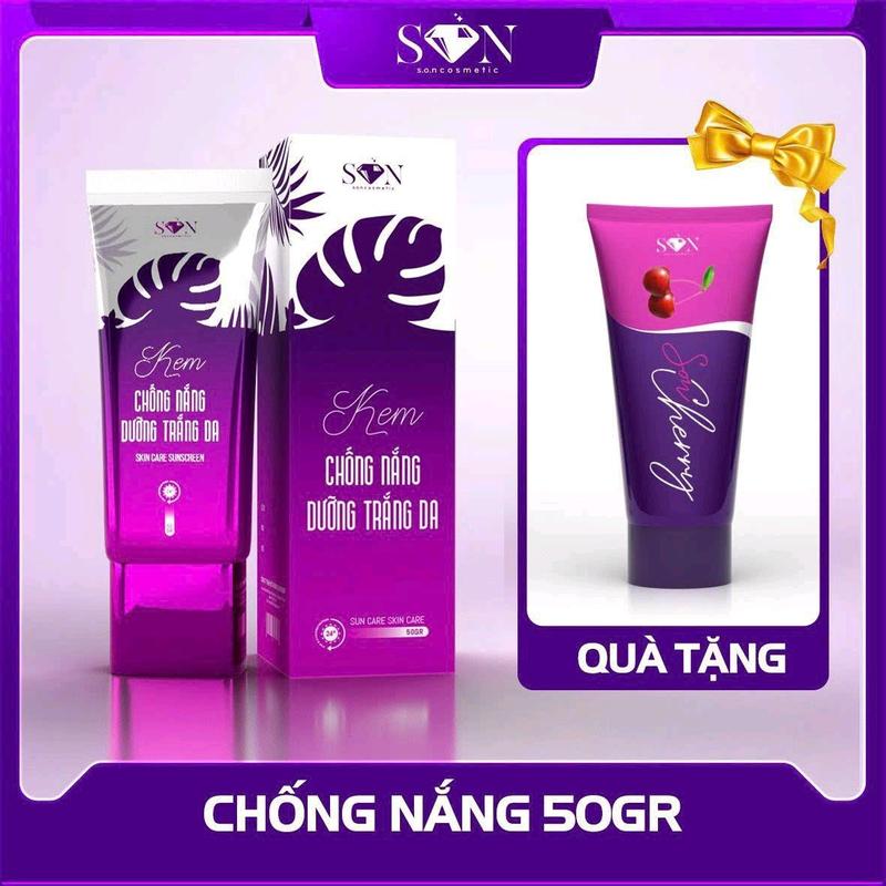 Kem Chống nắng SON 50gam - Hỗ trợ làm sáng da mặt - Sunscreen, Skincare, Nữ, Sun Cream