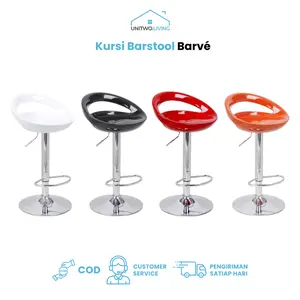 UNITWO Living Kursi Bar Barvé | Kursi Bar Minimalis Kursi Hidrolik Kursi Caffe Kursi Kitchen set