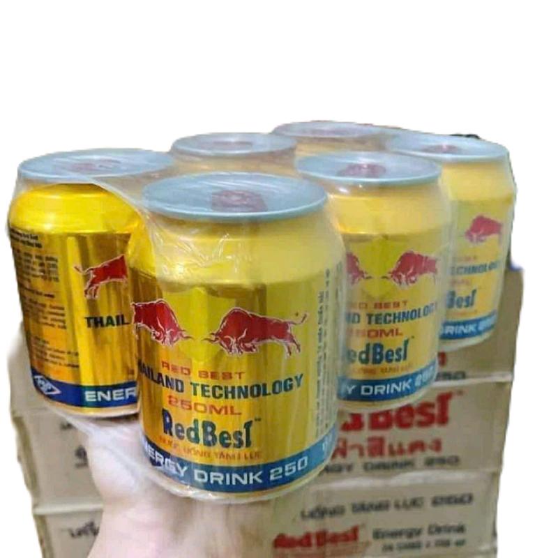 MUA 6 LON TẶNG 6 LON NƯỚC TĂNG LỰC BÒ HÚT REDBETS (lon 250ml) ko phải redbull  Sugar Đường 0