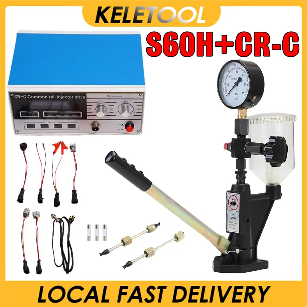 High Quality Injector Testing Machine CR-C Common Rail Injector Tester Kit 600 Bar 8000PSI Multifunction ...