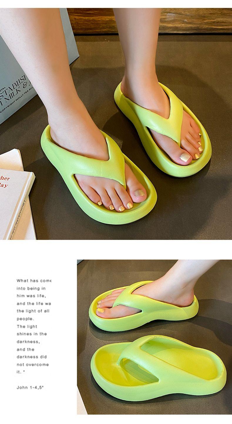 Product Introduction of Dép Tăng Chiều Cao, Ngoài Trời Mùa Hè, Dành Cho Nữ, Dép Xỏ Ngón Đi Trong Nhà Thường Ngày Dép Đi Biển Trong Nhà Chống Trượt, Thời Trang, Dễ Phối Đồ, Cá Tính 21