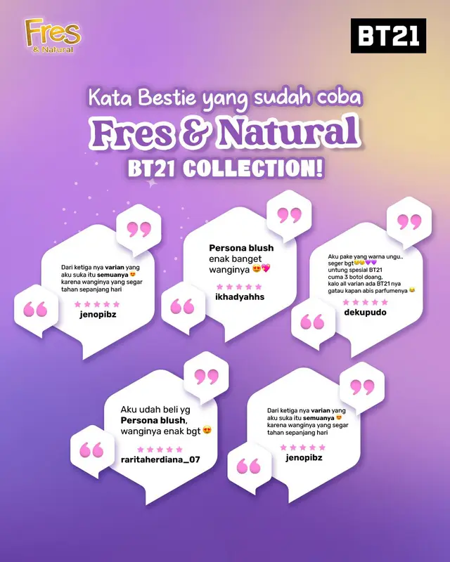 Fres & Natural Cologne 100ml Parfum Wanita Wangi Segar Tahan Lama 4