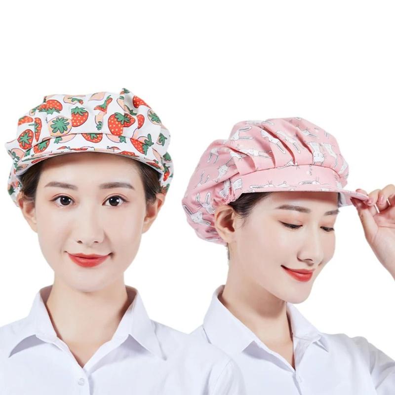 Mũ Nướng, Chống Rụng Tóc, Mũ Nhà Bếp, Vải Đầy Đủ, Mũ Làm Việc Có Thể Điều Chỉnh Vệ Sinh Và Có Thể Tái Sử Dụng, Mũ Bảo Vệ Chống Bụi, Thích Hợp Cho Đầu Bếp 3