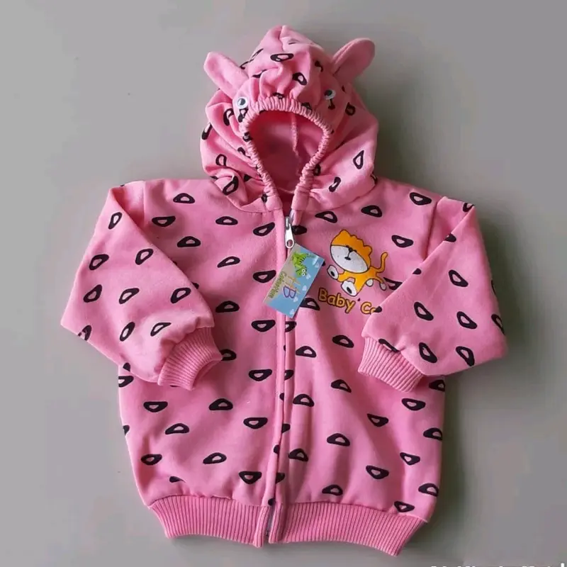 Jaket Bayi Lucu - Jaket Motif Cat - Jaket Bayi Estimasi Usia 3 - 12 bulan 3