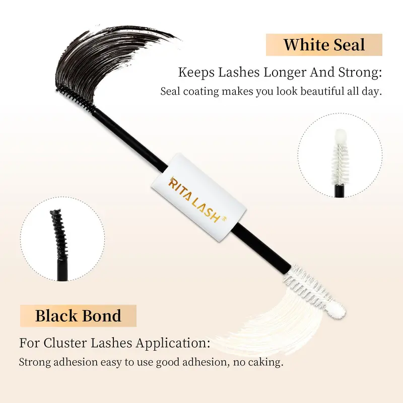 Double-ended False Eyelash Glue, 1 Count Quick Drying Self Grafting Eyelash Glue, Professional Makeup Accessories for Women, Makeup Products, Cosmetic 3
