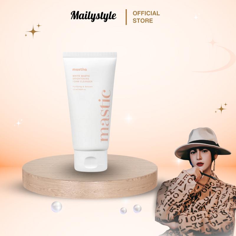 M74_ Sữa rửa mặt tạo bọt dưỡng sáng da Mastina White Mastic Brightening Foam Cleanser 120ml