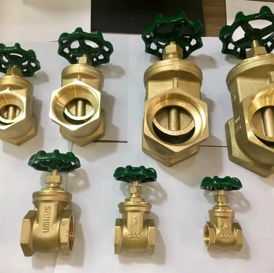 Van cửa đồng 1/2" (21mm); 3/4" (27mm); 1"(34mm); 1" 1/4(42mm) sanwa