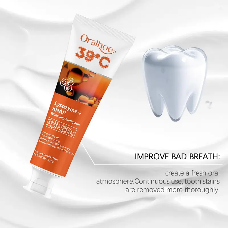 Oral Toothpaste, 1 Box Gentle Cleaning Toothpaste, Oral Care Toothpaste for Adults, Toothpaste for Daily Use, Toothpaste for Home & Travel 4