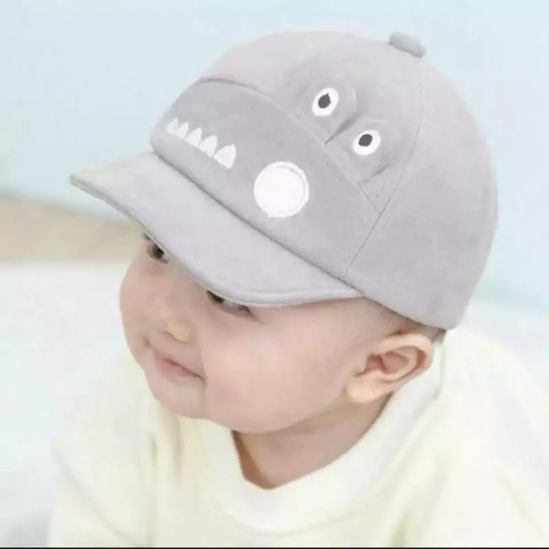 Topi Bayi buaya Lucu Motif Topi Model Karakter Buaya Bordir Nama Bayi Cewek Cowok 4