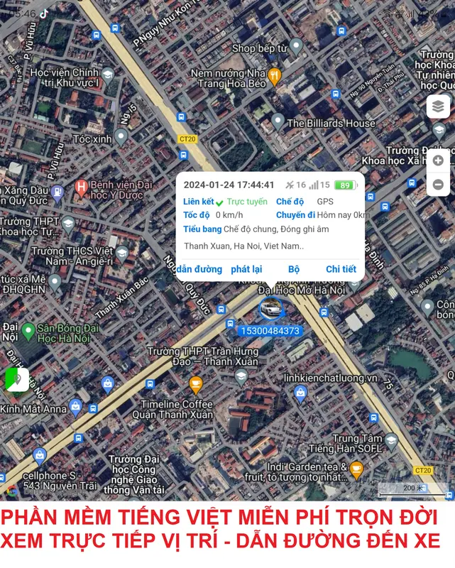 Định vị GPS dùng pin P9, pin 5,7 ngày, phần mềm miễn phí trọn đời 1