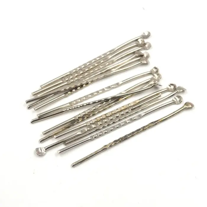 Korek kuping - pinset telinga - pembersih telinga bahan besi croom harga per 4 pcs Ear Removal Kotoran 2