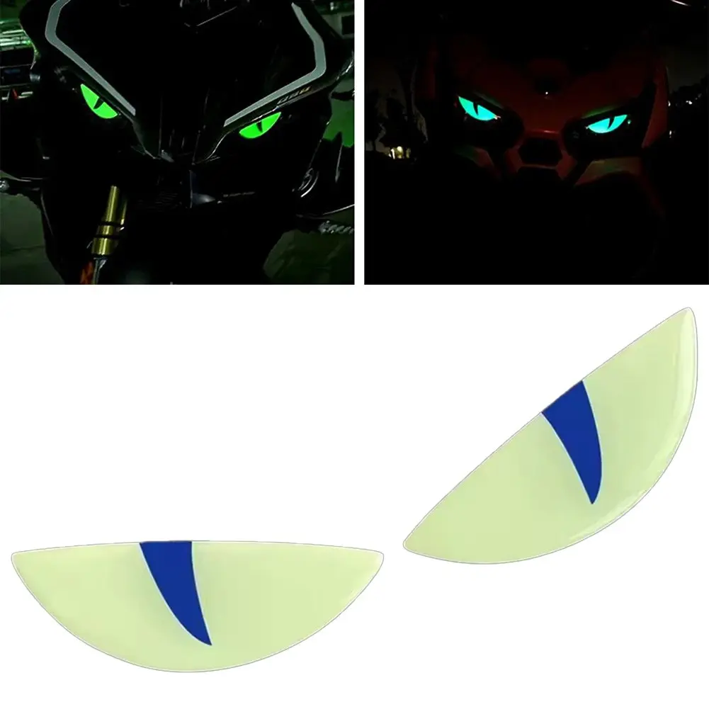 [IOKN NEW] Luminous 3D Reflective Devil's Eye Stickers for Cars Motorcycles Helmets2