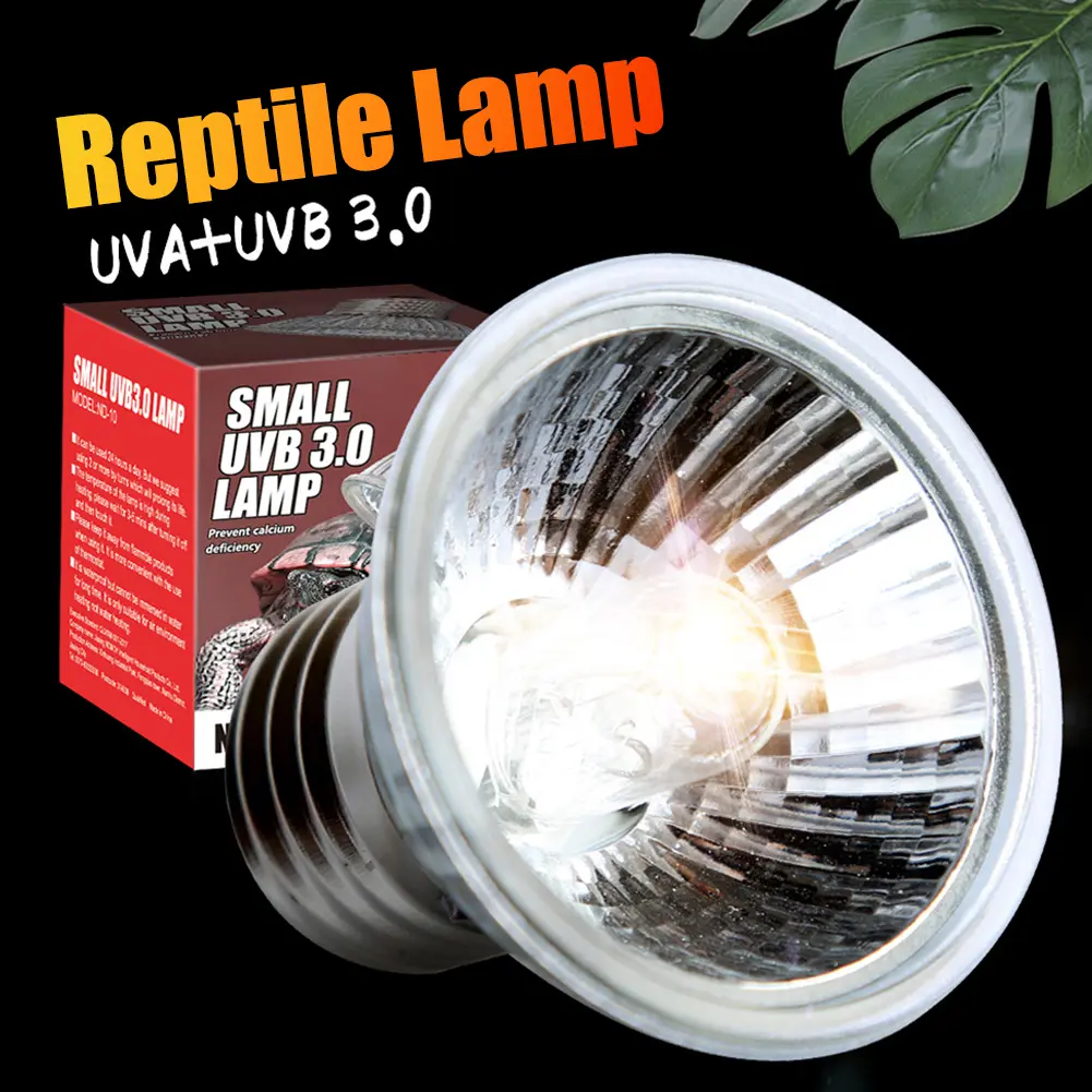 25W 50W 75W UVA+UVB Pet Reptile Heating Lamp Heat Light Bulb Turtle Lizard Heater Bulb Full Spectrum Sunlamp for Amphibian #476168
