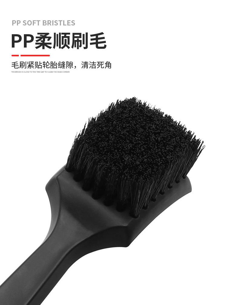 Product Introduction of Tire Steel Ring Brush Arc Cleaning Brush Tire Hub Brush Cleaning Tool Special for Car Tire Brush 2