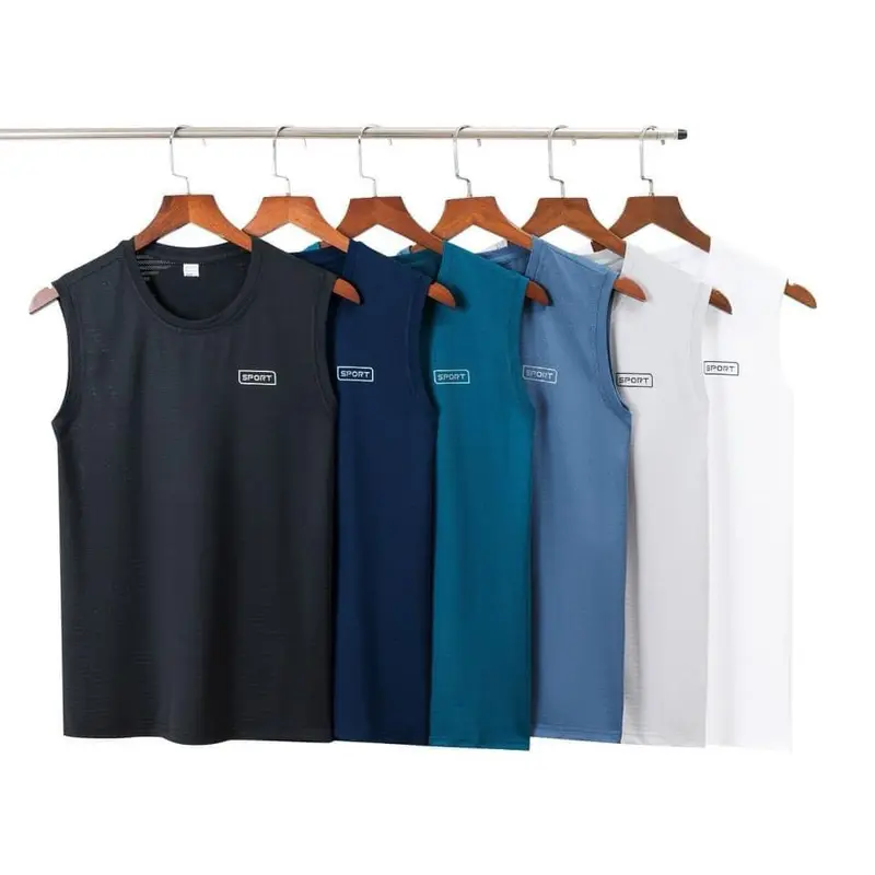 [ 45-80 kg ] Áo Sát Nách Thể Thao, Chất Thun Lạnh Thông Hơi Thoáng Nhẹ Mềm Mịn Co Dãn Vận Động Thoải Mái 1