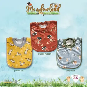 LIBBY Slabber RIB PRINT - Celemek - Baby Bib