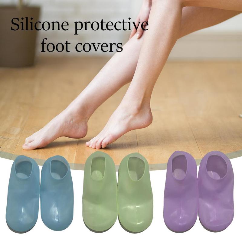 Product Introduction of Silicone Protective Moisturizing Foot Cover Socks Exfoliating, Tender, Anti Crack Socks Foot Skin Care Elastic Socks 26