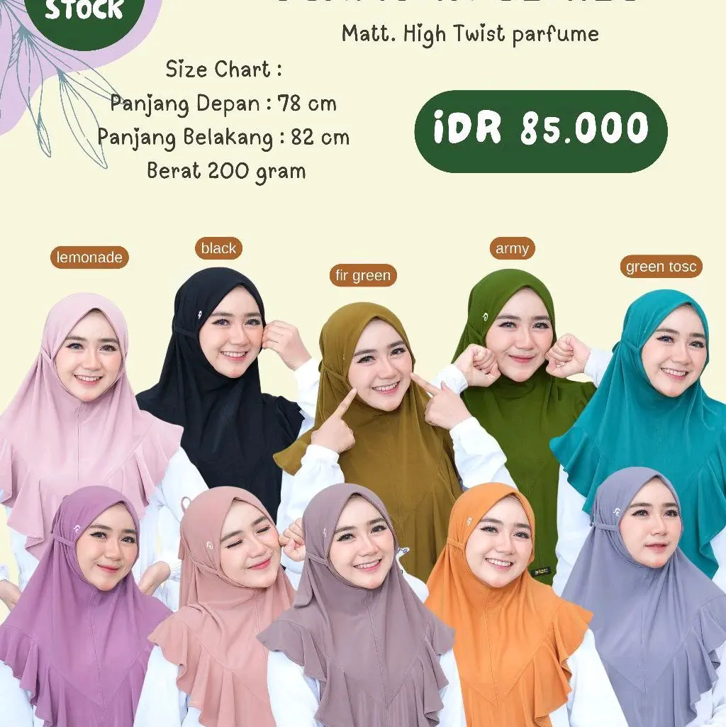 bergo instan series Glamora by daffi hijab