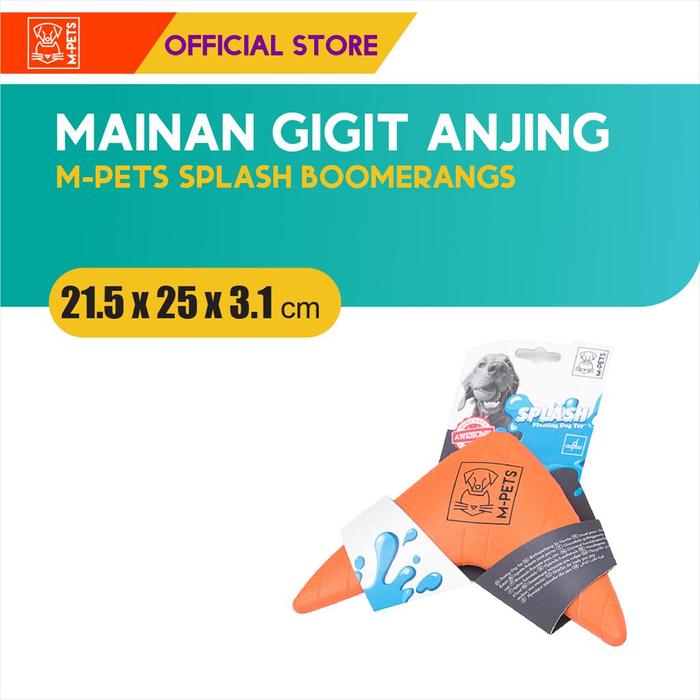 Gambar M-Pets Splash Boomerang Dog Toy / Mainan Anjing Mengapung Di Air - Mainan Anjing Mengapung Di Air dari M-Pets Volk Pets Indonesia Kota Tangerang Tokopedia