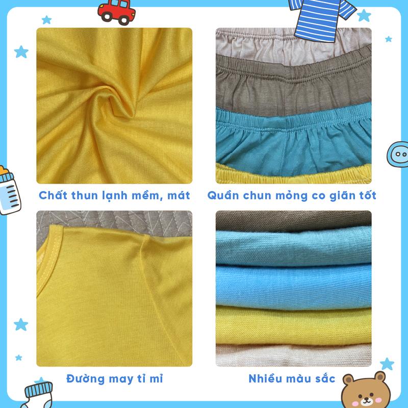 COMBO 3 Bộ Áo + Quần Thun Lạnh Tai Thỏ Đáng Yêu 2KID Cho Bé Trai, Bé Gái, 02 Size 7Kg - 16Kg 1