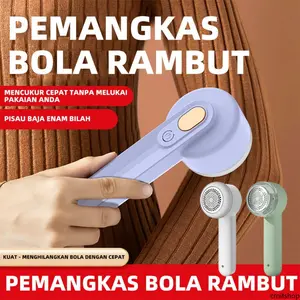 Alat Penghilang Bola Rambut Pemangkas Bulu Pakaian Portabel Tanpa Kabel, Model [Model Name], Panjang [Panjang cm], Kompak untuk Wol, Sweater, Jaket, Pengisian Daya USB 5V 2A