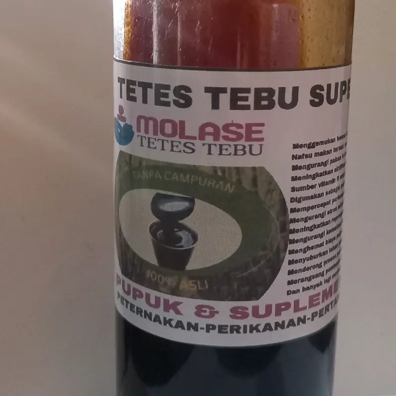 MOLASESS Molase 250 gr Super Murni Tetes Tebu untuk Pertanian, Peternakan, dan Perikanan 3