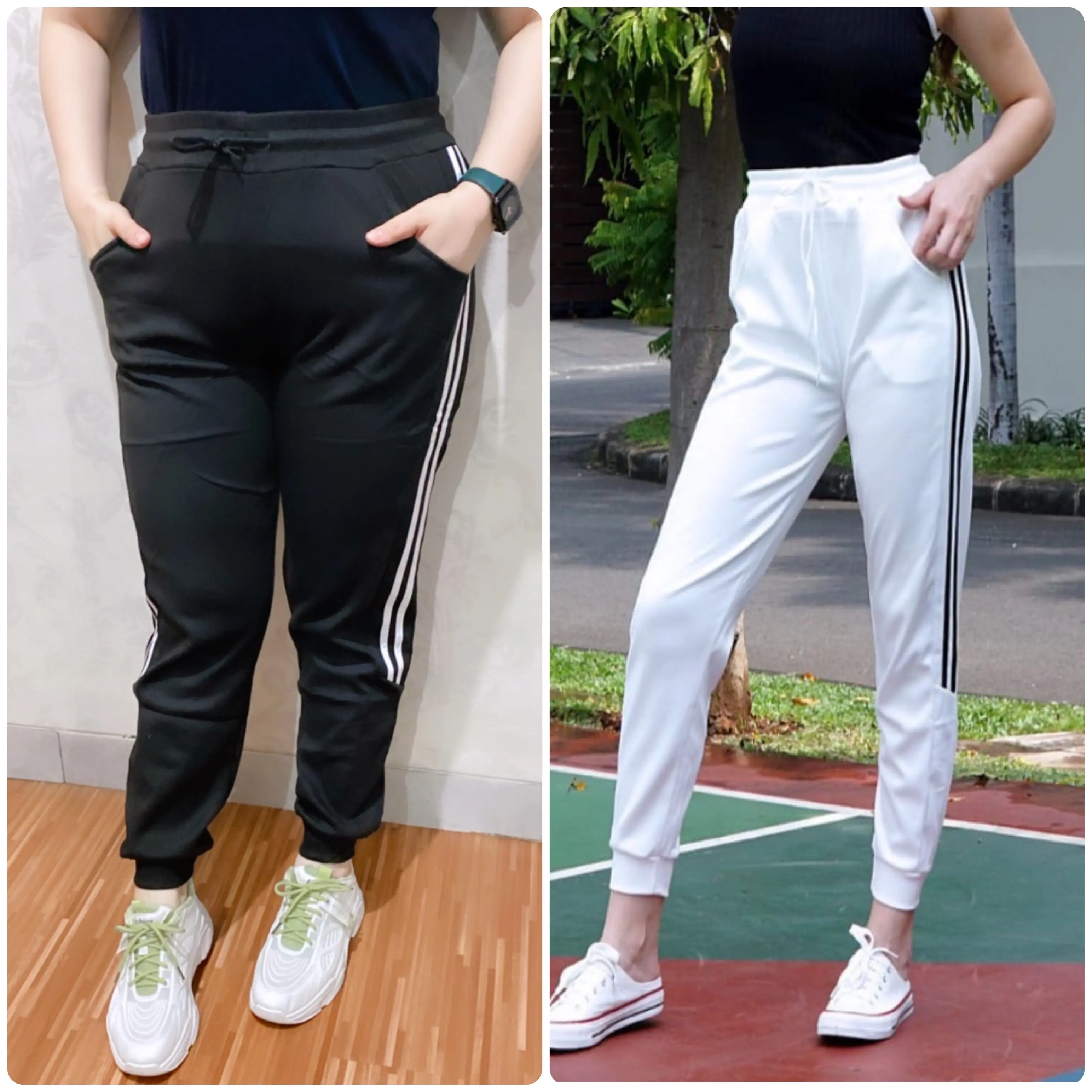 celana Senam Jogger Kantong List 918-66 Panjang / Sport Panjang custom stm