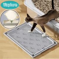 Gambar Vixplorn 2 IN 1 Cat Litter Mat Alas Litter Box Dan Desain Lapis Ganda Yang Dapat Dilepas Tikar Kotoran Kucing Bantalan Anti-kebocoran Pasir - Abu-abu Muda, Pedal dari Vixplorn Kab. Tangerang 1 Tokopedia