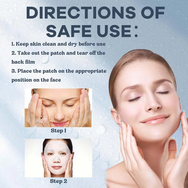 Collagen Facial Mask, 6 Counts Moisturizing Facial Mask, Firming Hydrating Face Mask, Face Care Product for Women & Men 6