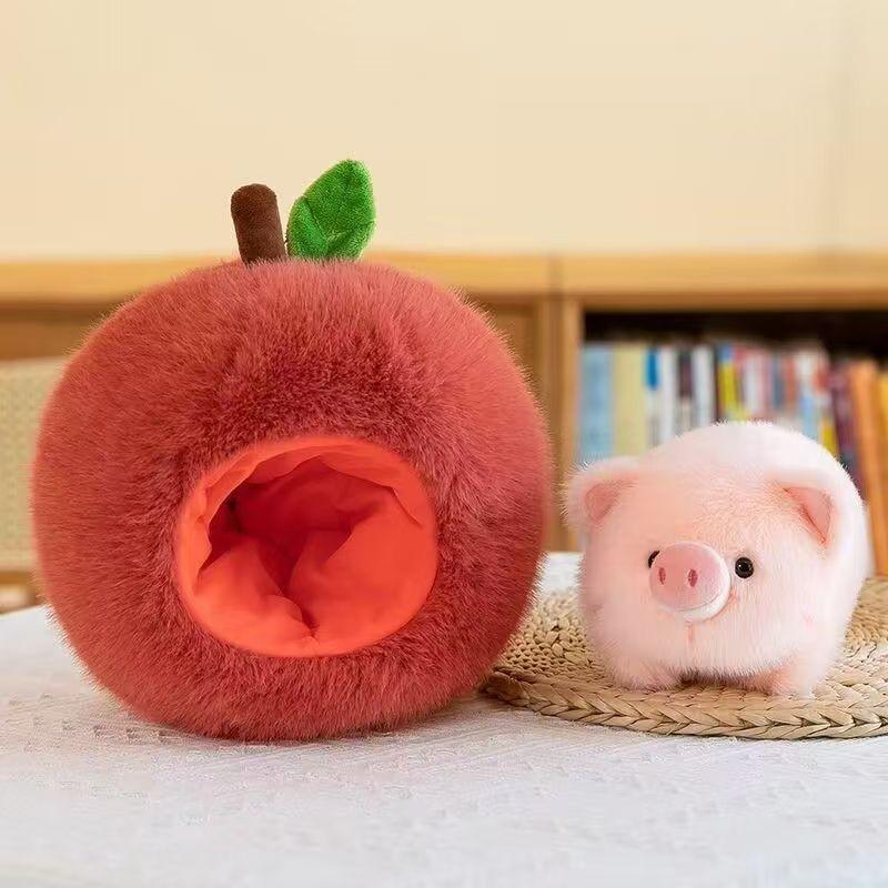 Gấu Bông Heo Táo 2in1 (35/45/55cm) - Lông Mịn An Toàn, Đồ Chơi Cao Cấp, Quà Tặng Dễ Thương Cho Mọi Lứa Tuổi 5