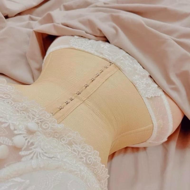 ĐAI LATEX 24cm ĐỊNH HÌNH EO, CHẤT LIỆU COTTON ÍT CO GIÃN, ĐỘ ĐANH CAO 5