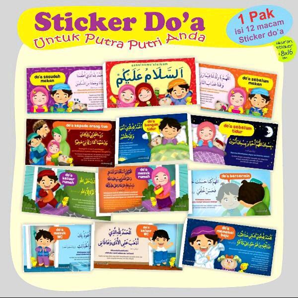 Sticker Doa Anak Muslim - Shop | Tokopedia